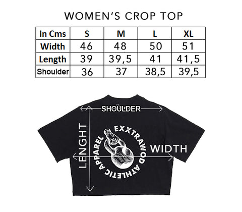 Kettlebell Logo Women's Crop T-shirt